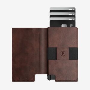 Ekster Brown Leather Wallet new in box